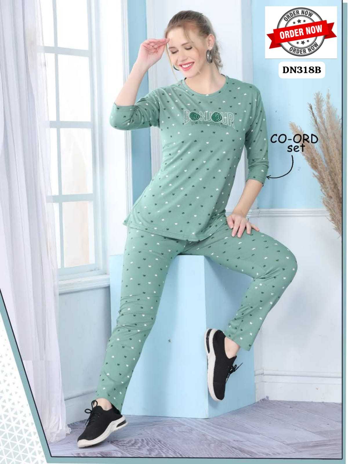 Summer Special CO ORD SET VOL.DN 318 B Catalog ladies night dress wholesale market