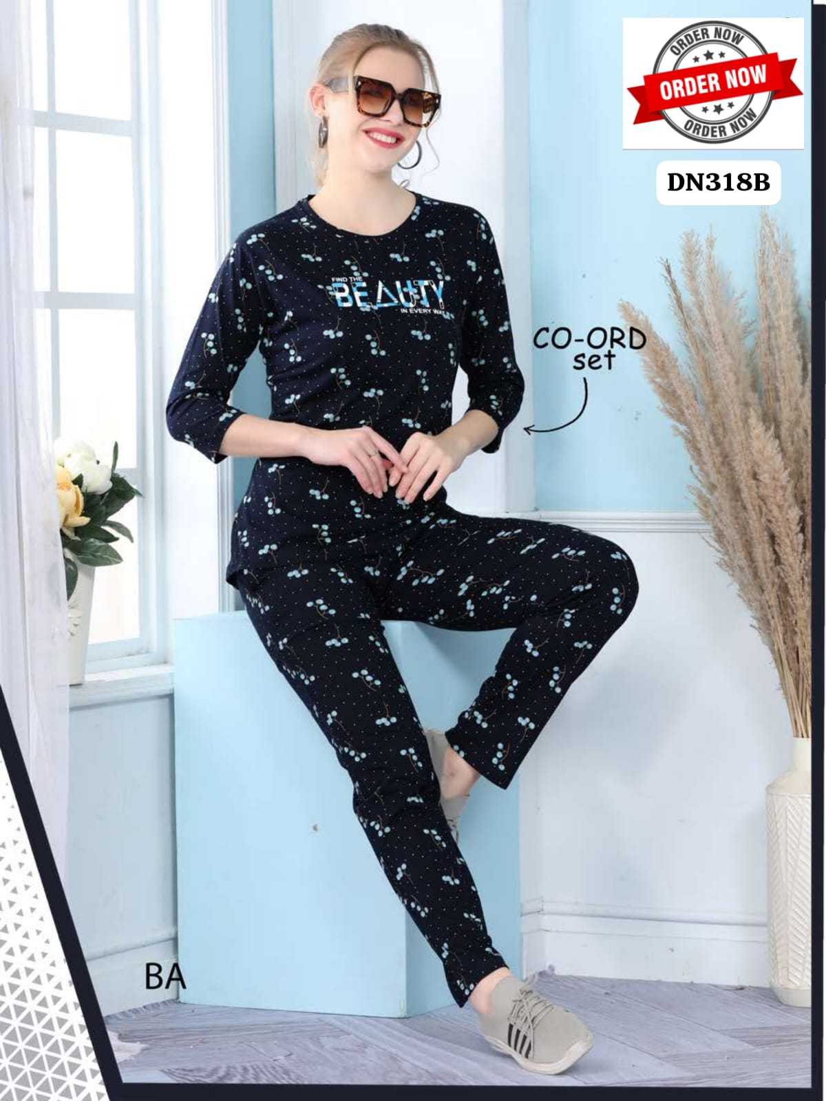 Summer Special CO ORD SET VOL.DN 318 B Catalog ladies night dress wholesale market