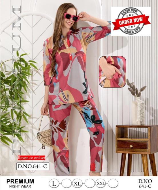 Summer Special CO-ORD SET VOL.JC 641 Catalog nighty coord Set