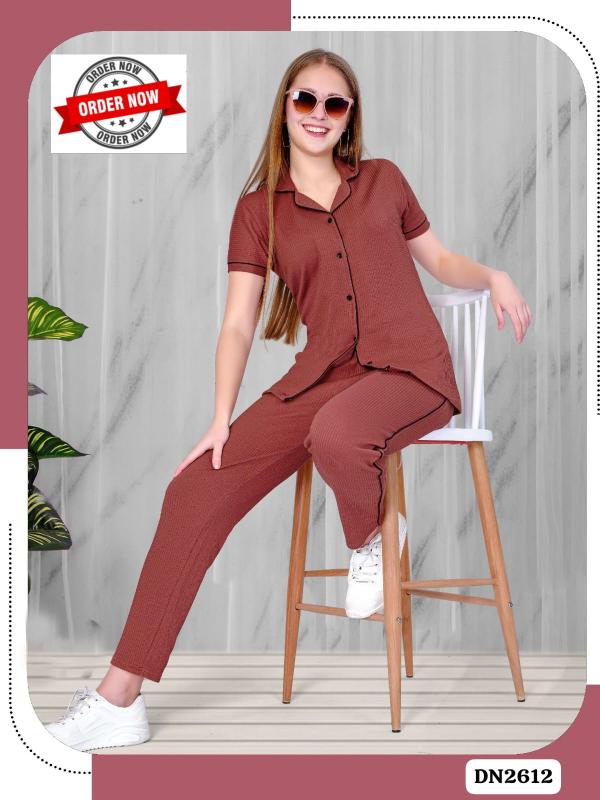 Summer Special COLLAR VOL.DN 2612 Catalog nightwear set for ladies