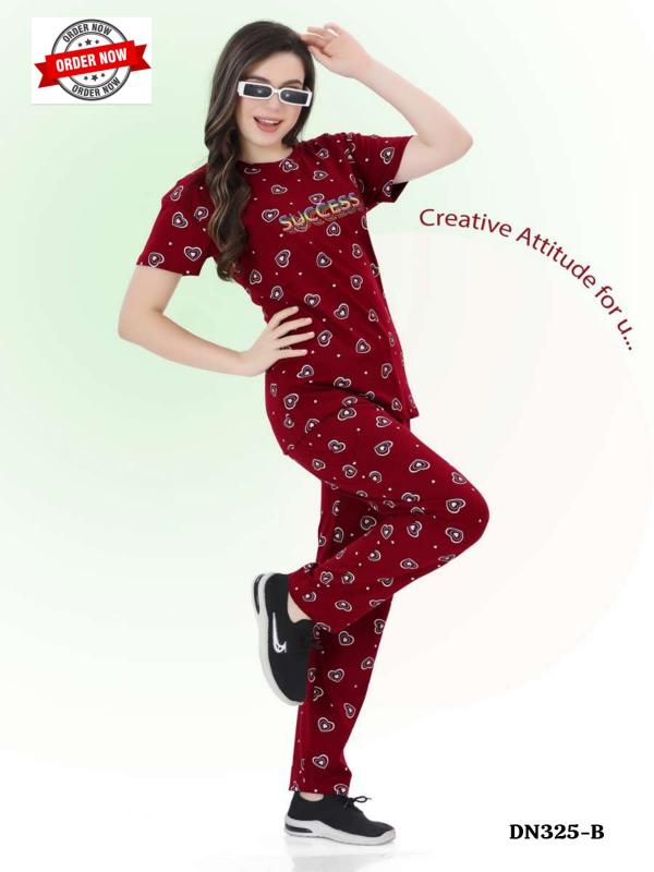 Summer Special VOL.#DN 325 B catalog summer night dress for ladies