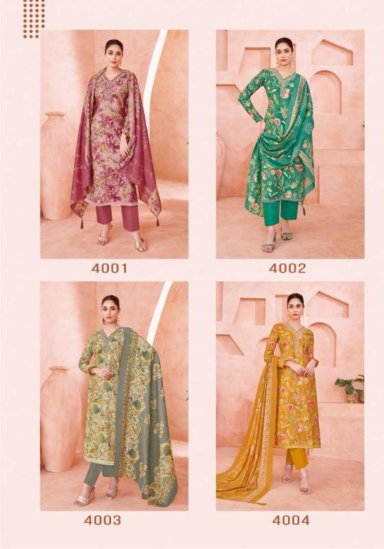 SuryaJyoti Kora Vol-04 - Dress Material  - Wholeasale Catalog