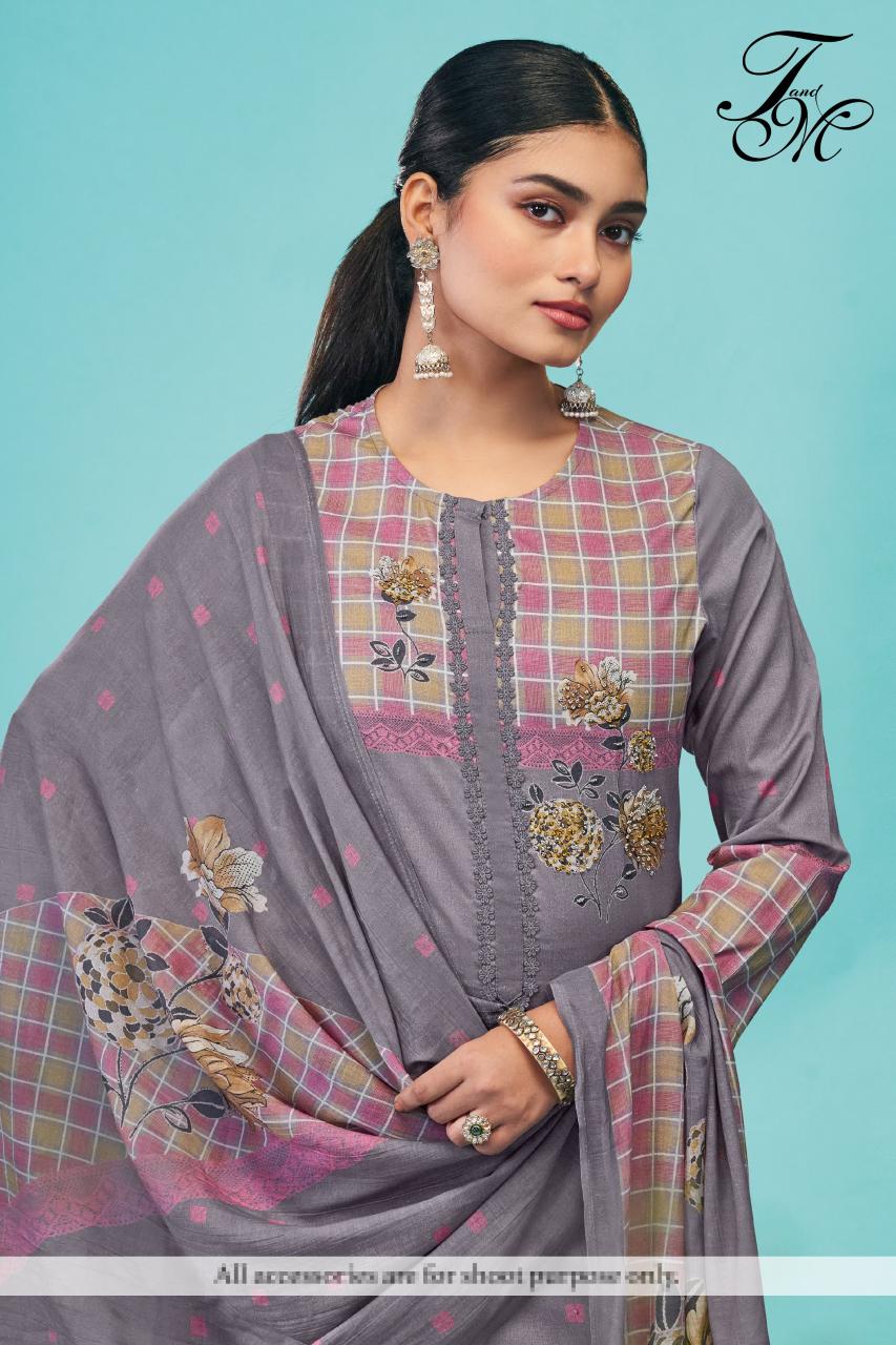 T&M Amrit catalog salwar kameez fabric wholesale
