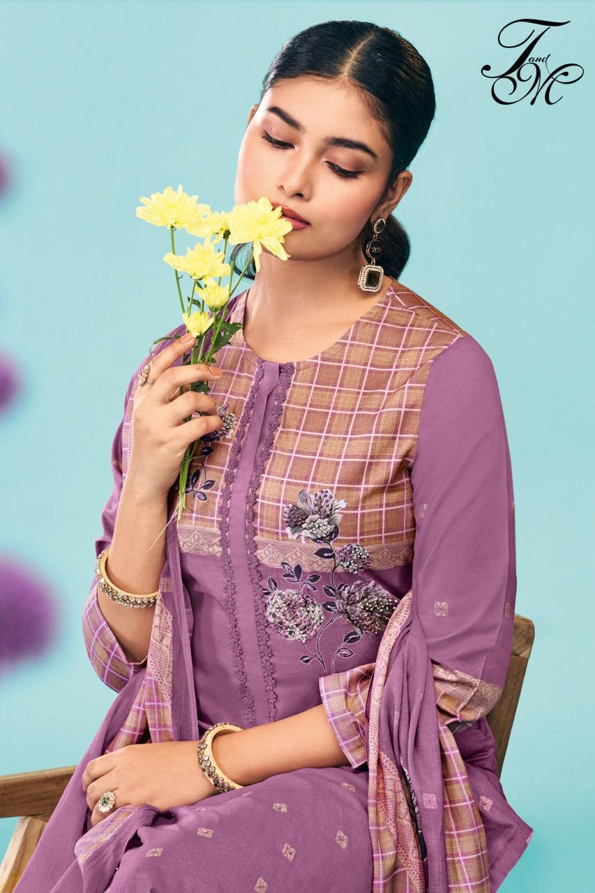 T&M Amrit catalog salwar kameez fabric wholesale