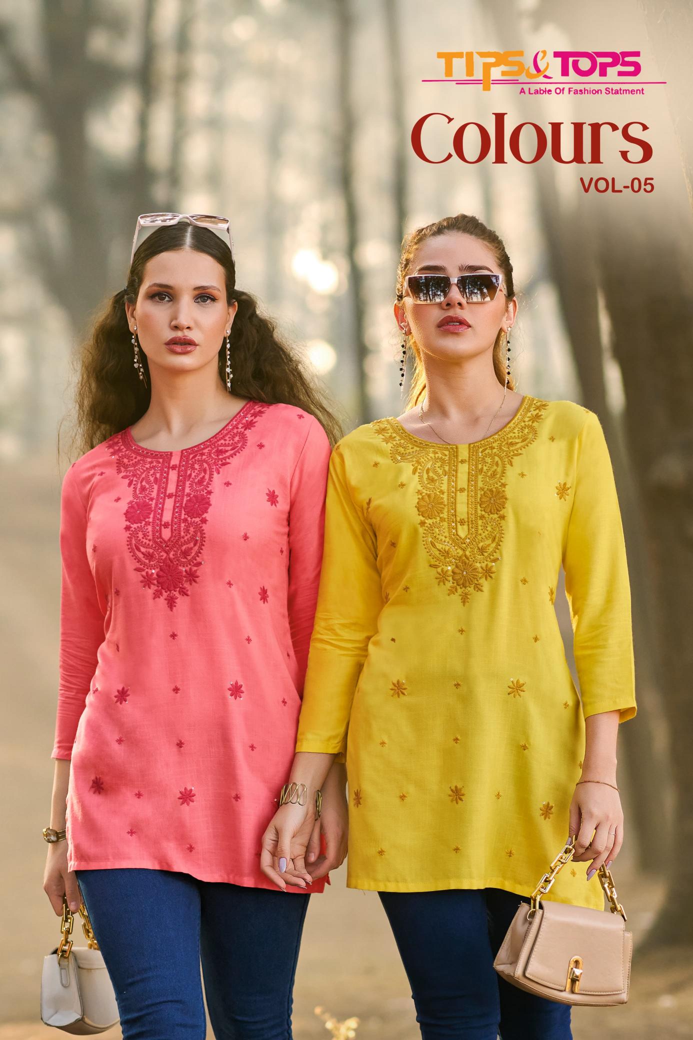 Tips & Tops Colors Vol 05 Catalog top 10 online kurti site in india
