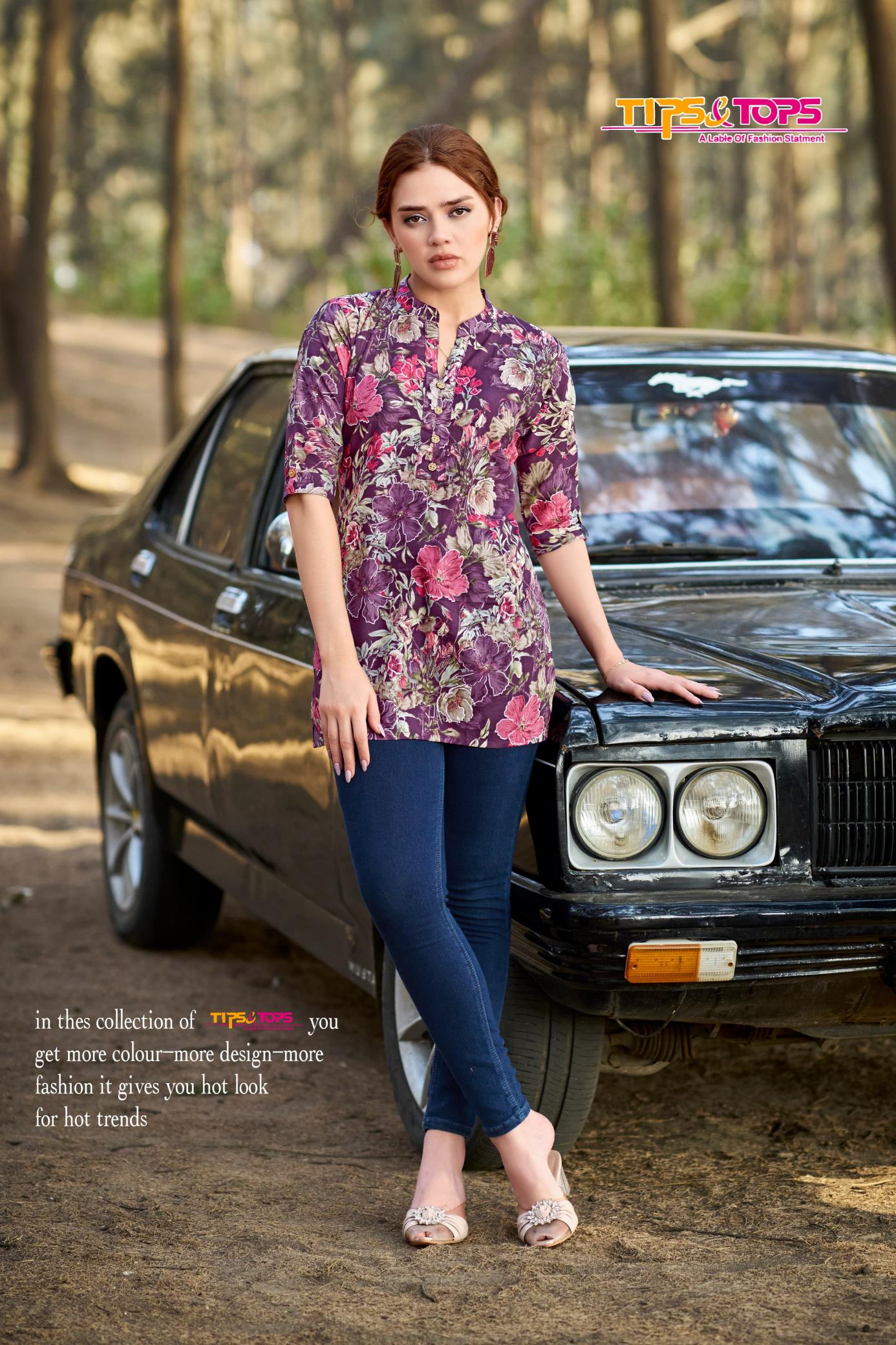 Tips & Tops Cotton Shorties Vol 7 Catalog short kurtis for skirts online india