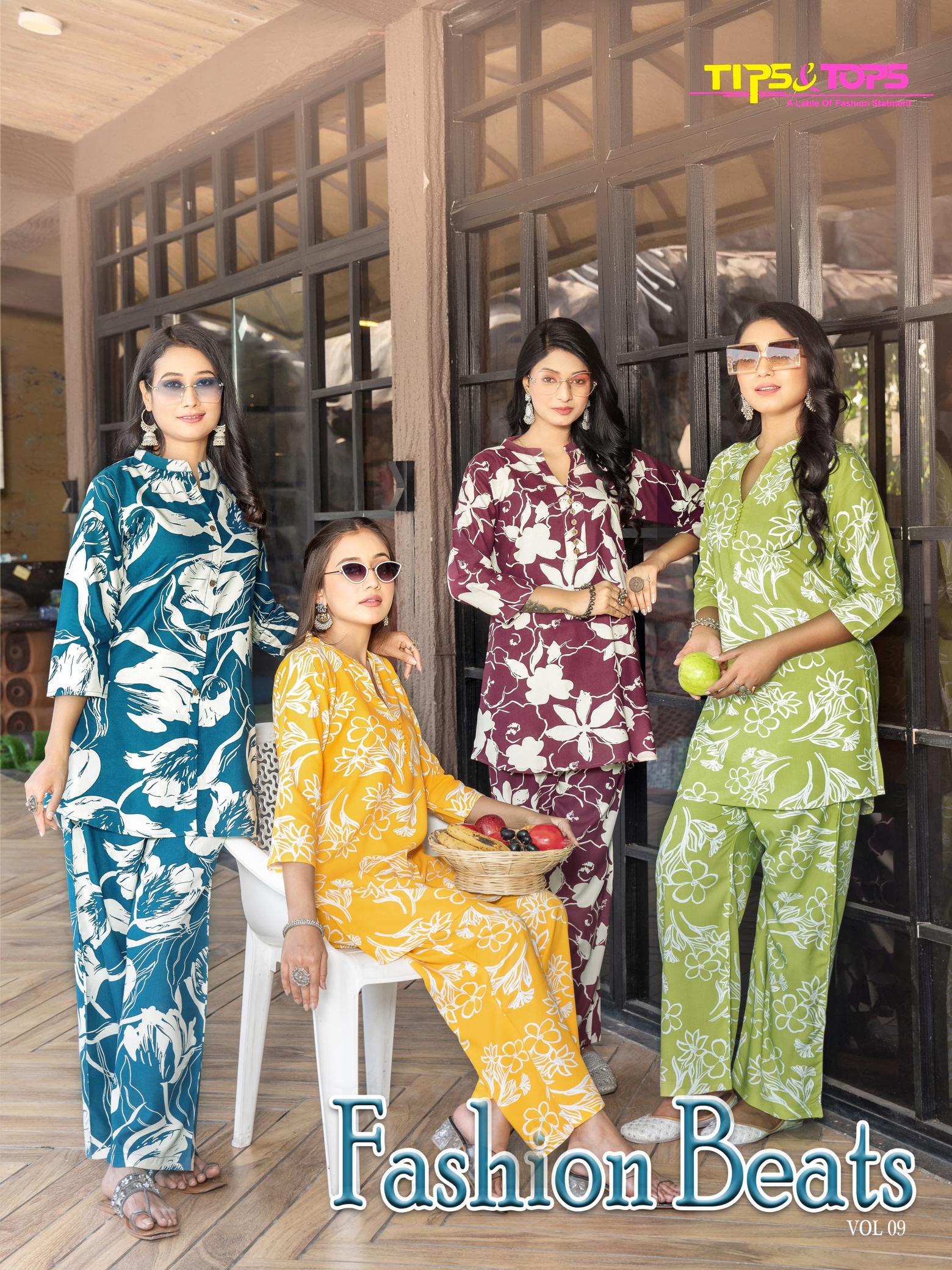 Tips & Tops Fashion Beats Vol 09 catalog modest co ord sets summer
