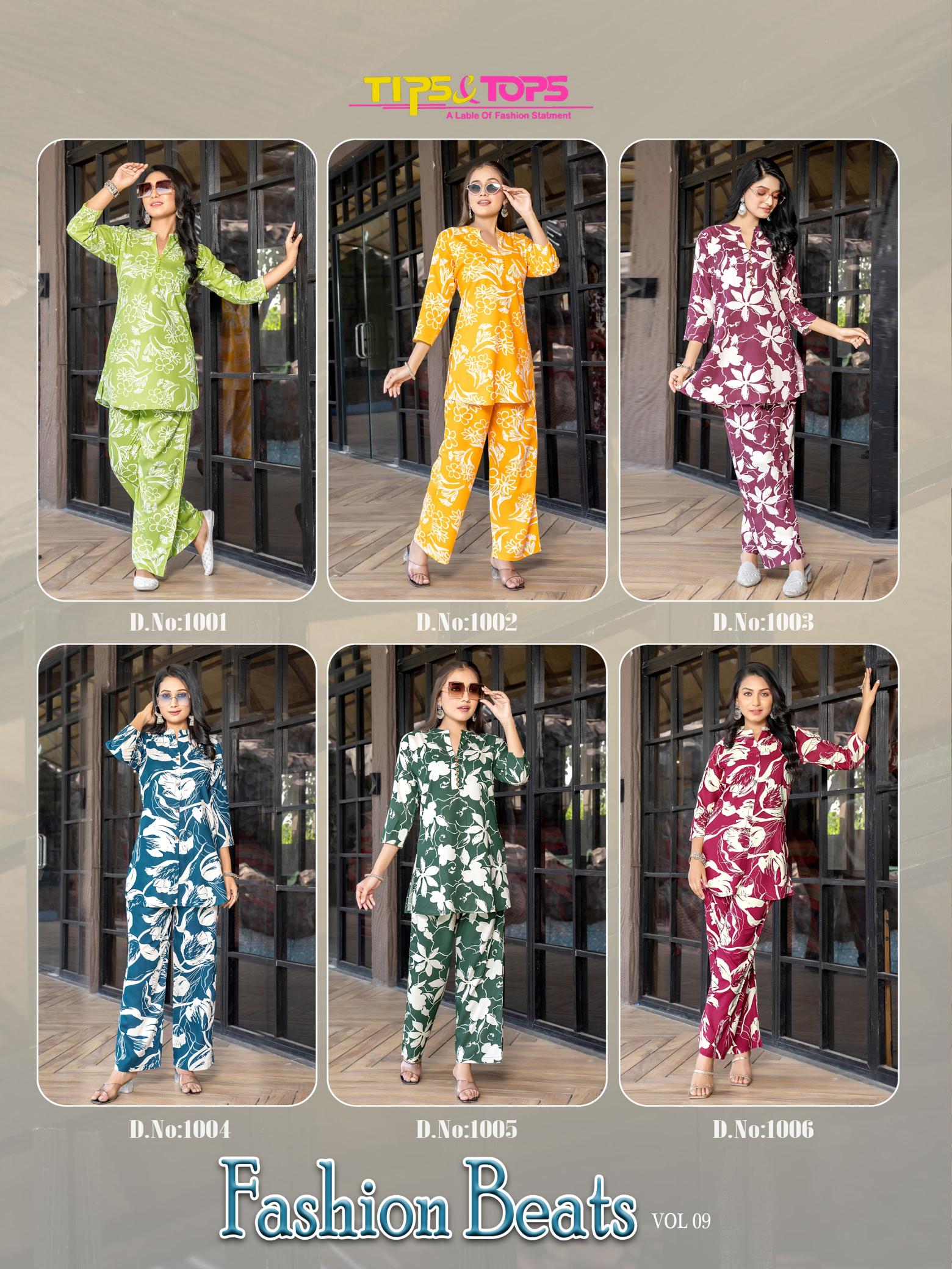 Tips & Tops Fashion Beats Vol 09 catalog modest co ord sets summer