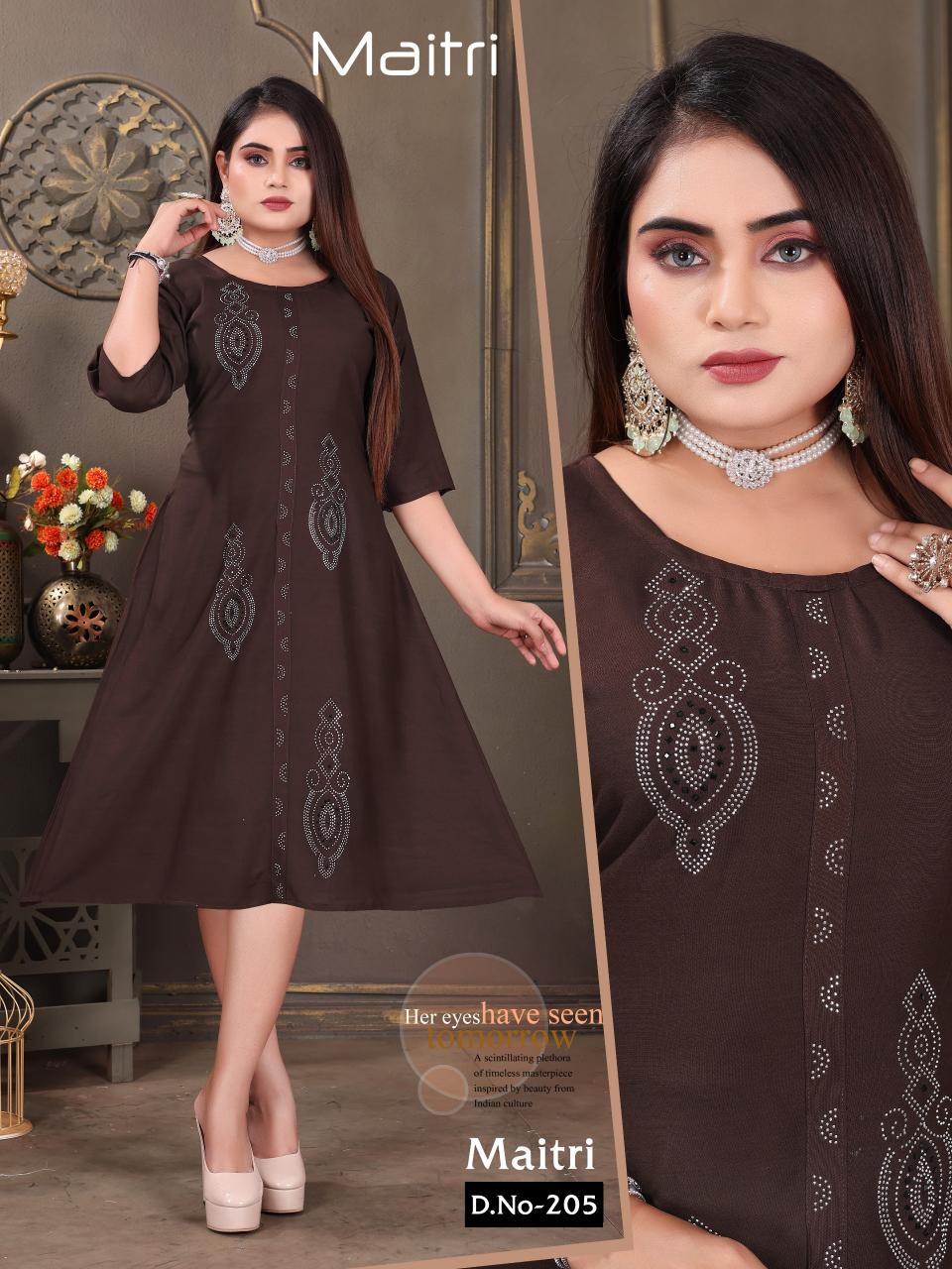 Trendy Maitri catalog surat kurti manufacturer