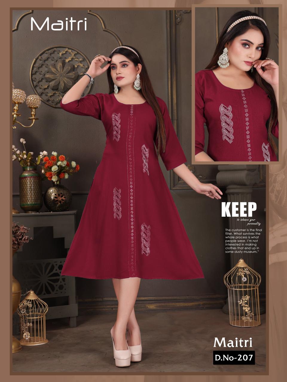 Trendy Maitri catalog surat kurti manufacturer