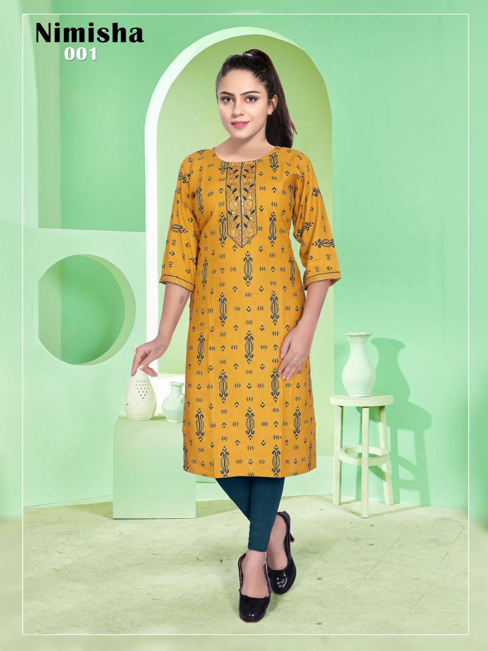 Trendy Nimisha catalog kurti tops amazon india