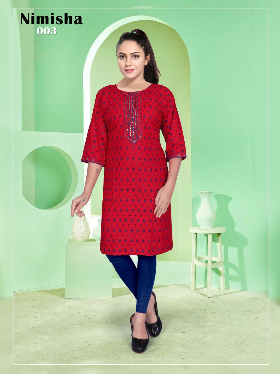 Trendy Nimisha catalog kurti tops amazon india