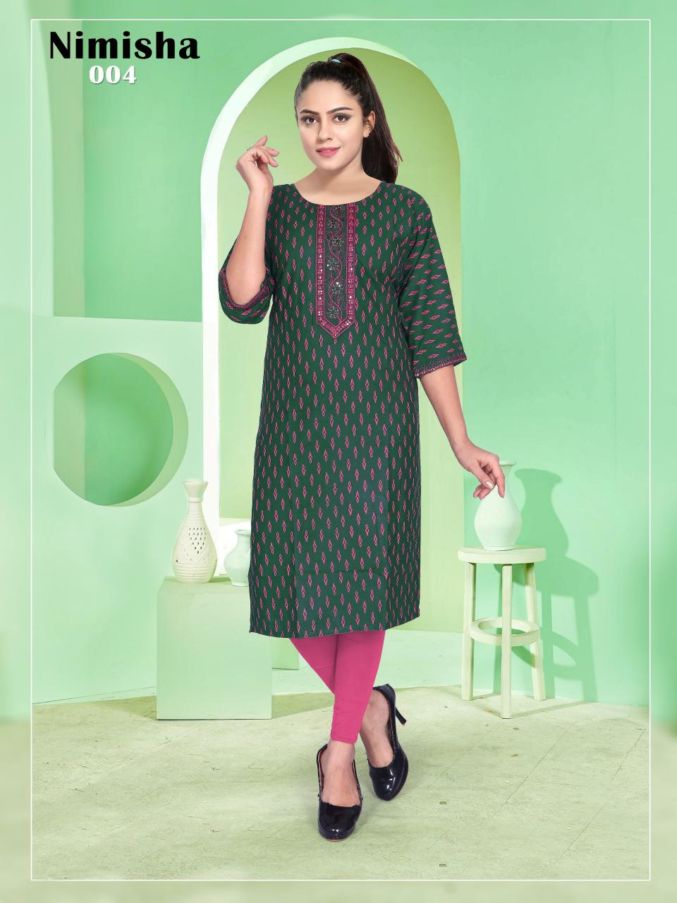 Trendy Nimisha catalog kurti tops amazon india