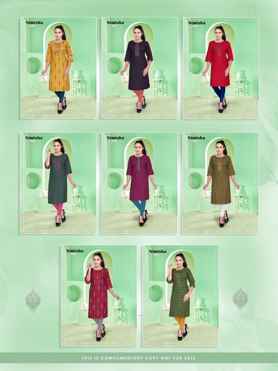 Trendy Nimisha catalog kurti tops amazon india