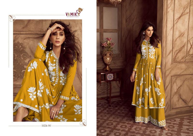 Vamika Lakhnavi Vol 4 Hit Color (D.NO.1024V To 1024Z) catalog best kurti designer in india