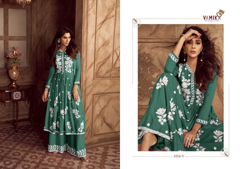 Vamika Lakhnavi Vol 4 Hit Color (D.NO.1024V To 1024Z) catalog best kurti designer in india