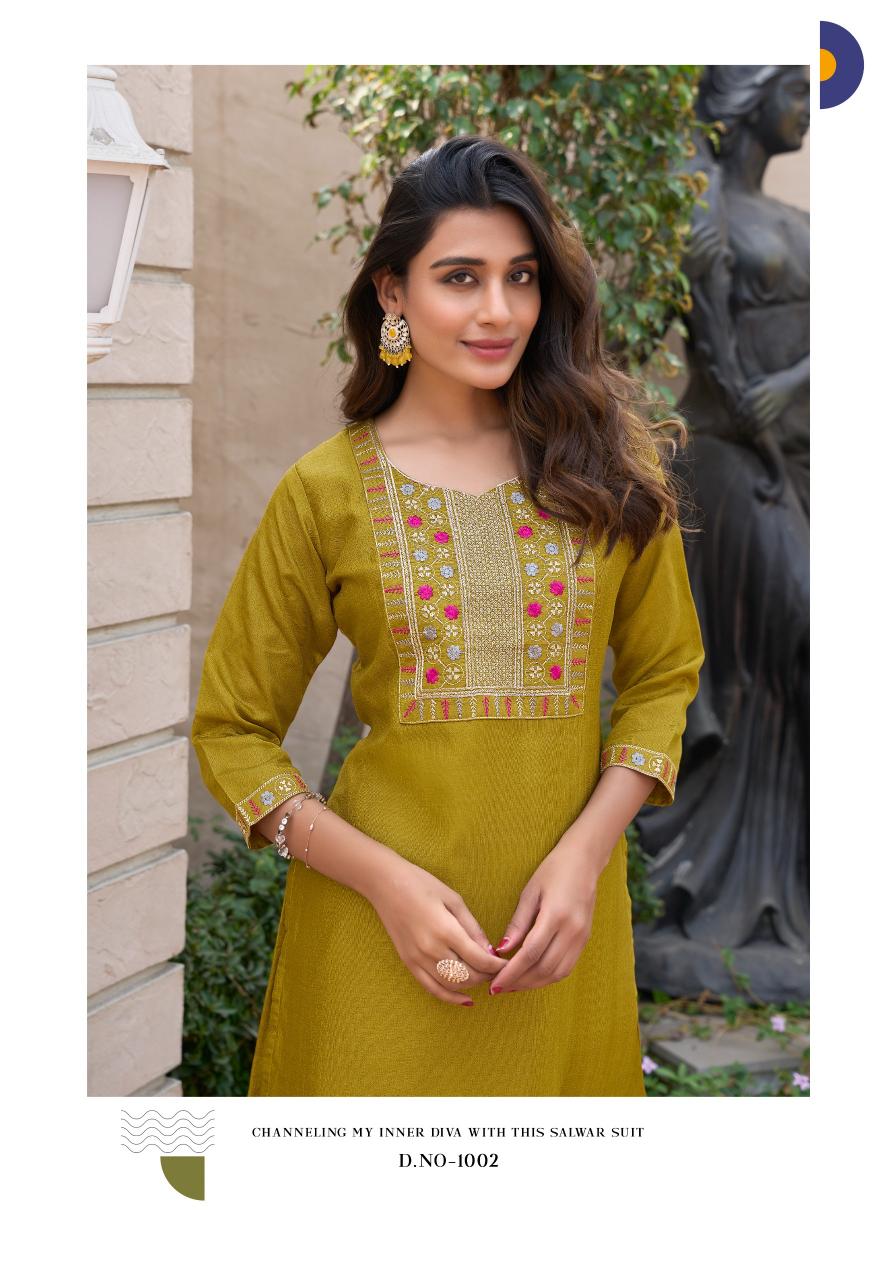 Vaniska Candy Crush Vol 1 Catalog Vichitra shimmer kurti online india