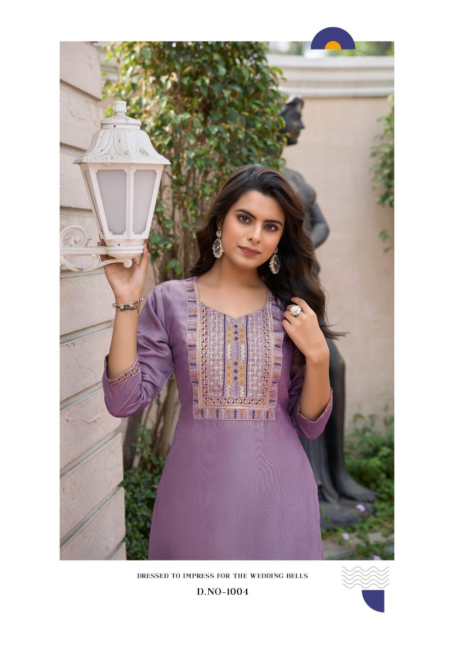 Vaniska Candy Crush Vol 1 Catalog Vichitra shimmer kurti online india