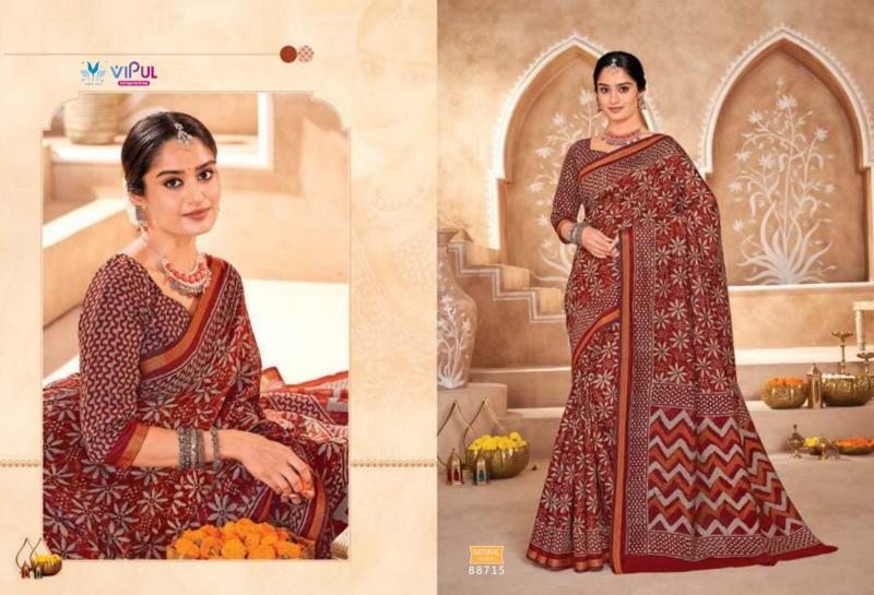 Vipul Monalisa catalog daily wear sarees online shopping india