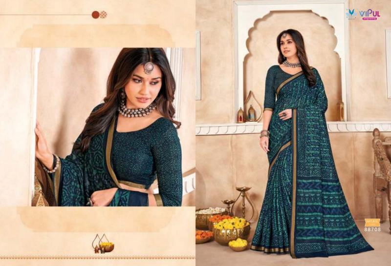 Vipul Monalisa catalog daily wear sarees online shopping india