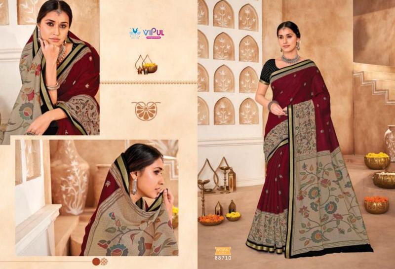 Vipul Monalisa catalog daily wear sarees online shopping india