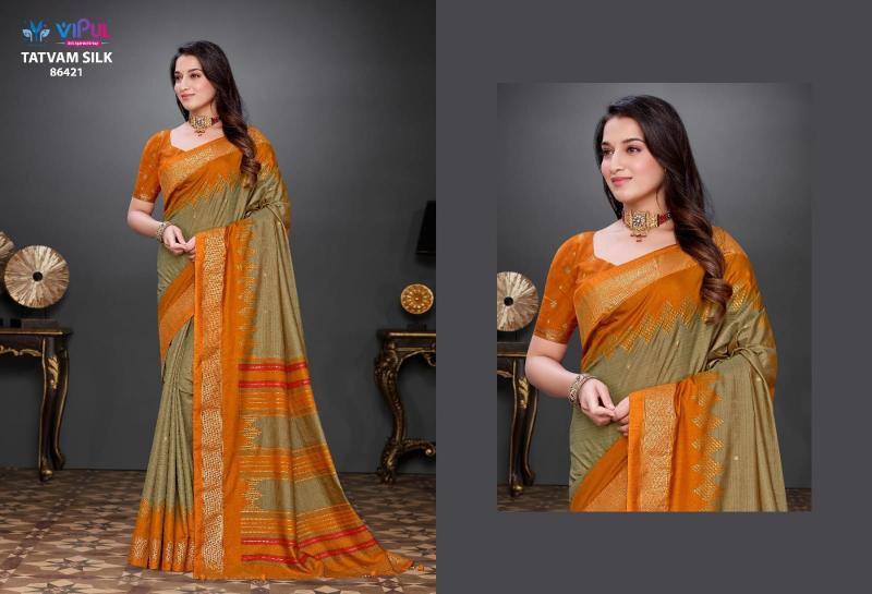 Vipul Tatvam Silk catalog pure silk sarees online sale india 