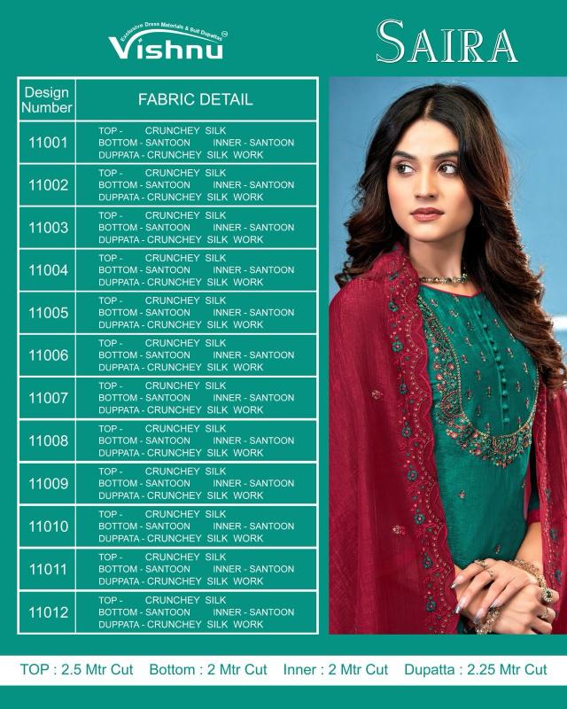 Vishnu Saira Catalog wholesale dress materials in pondicherry