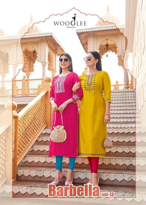 Wooglee Barbella Vol 13 catalog kurti manufacturers in india