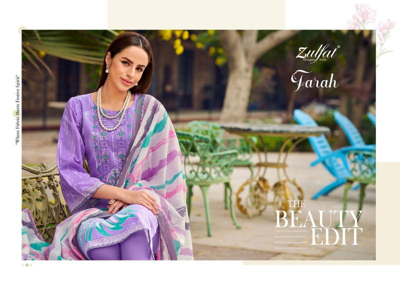 Zulfat Farah catalog wholesale dress material thrissur