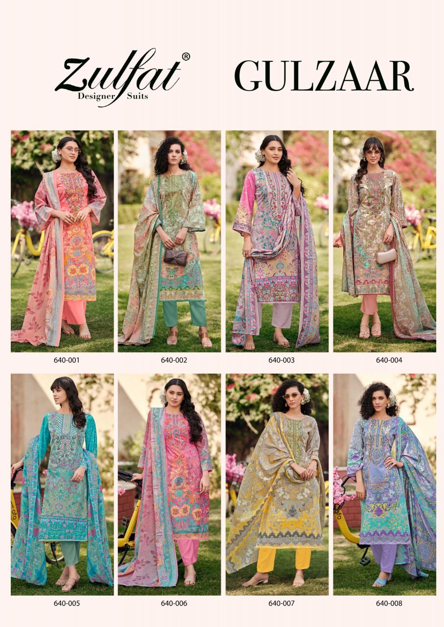Zulfat Gulzaar Catalog surat wholesale dress material market