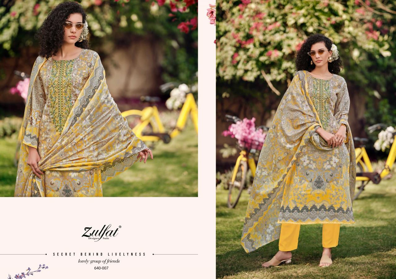 Zulfat Gulzaar Catalog surat wholesale dress material market