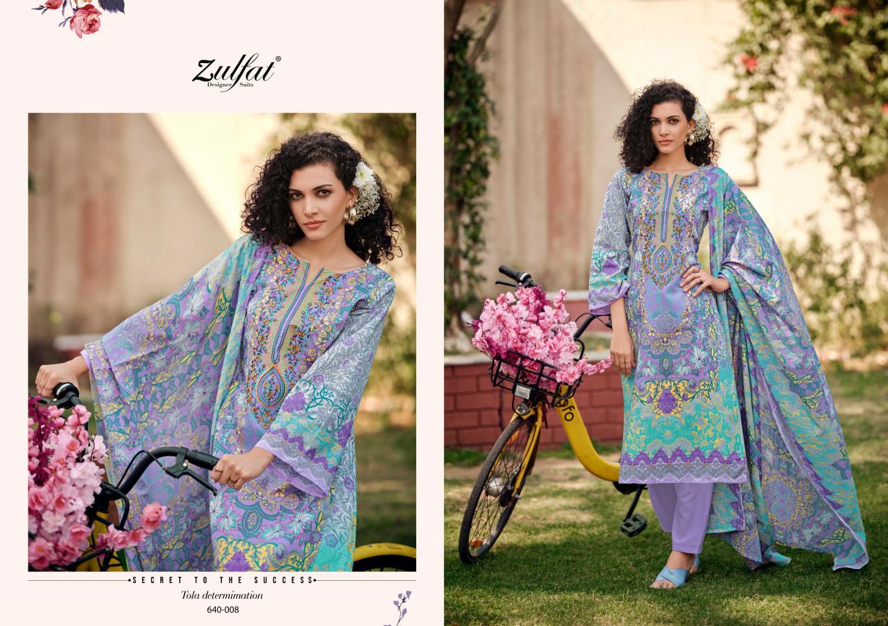 Zulfat Gulzaar Catalog surat wholesale dress material market