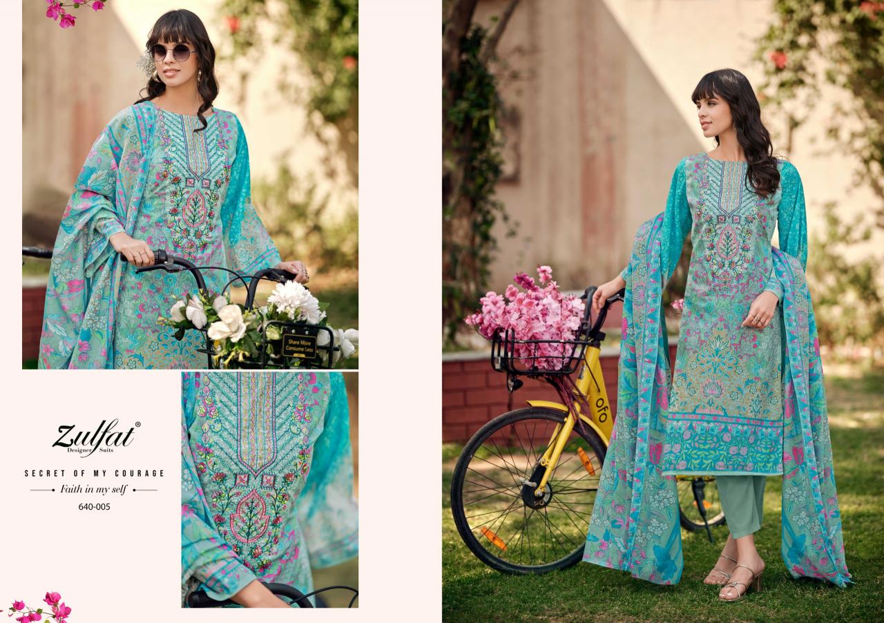Zulfat Gulzaar Catalog surat wholesale dress material market