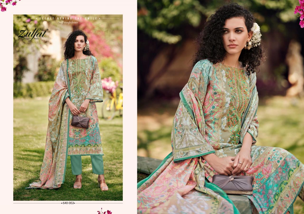 Zulfat Gulzaar Catalog surat wholesale dress material market