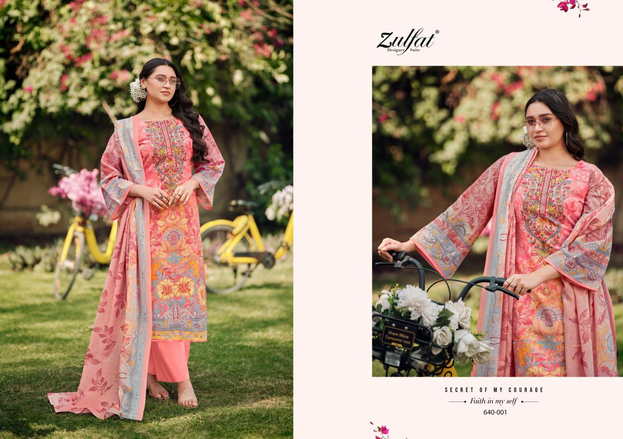 Zulfat Gulzaar Catalog surat wholesale dress material market