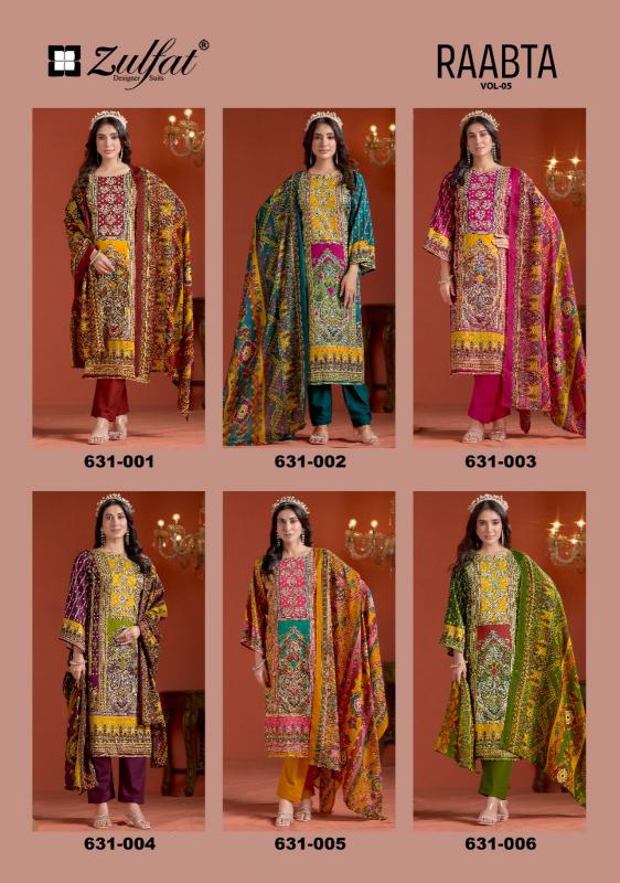 Zulfat Raabta Vol 5 Catalog wholesale marlet online for cotton dress materials