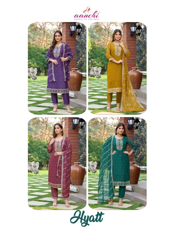 Aanchi Hyatt catalog kurtis online shopping india