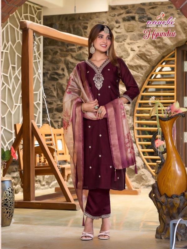 Aanchi Hyundi catalog designer kurtis online india