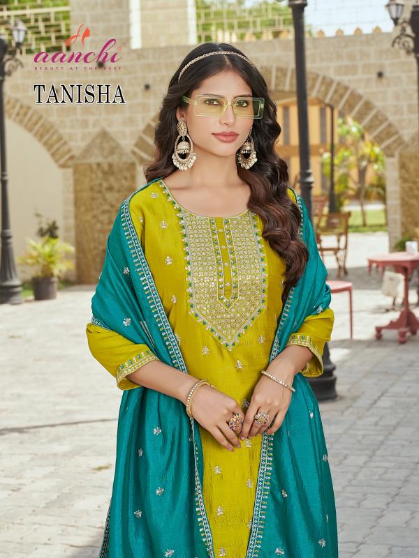 Aanchi Tanisha Catalog online silk kurti india