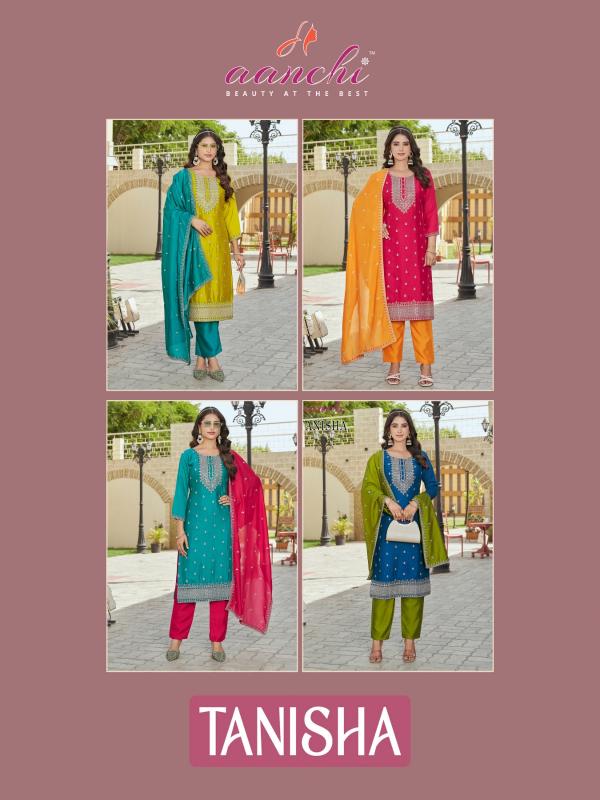 Aanchi Tanisha Catalog online silk kurti india