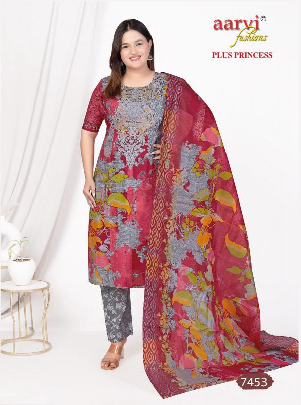Aarvi Plus Princess Vol-4 – Kurti Pant With Dupatta - Wholesale Catalog