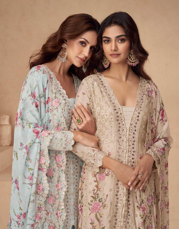 Aashirwad Aarna Catalog Chinnon Silk Salwar Kameez 