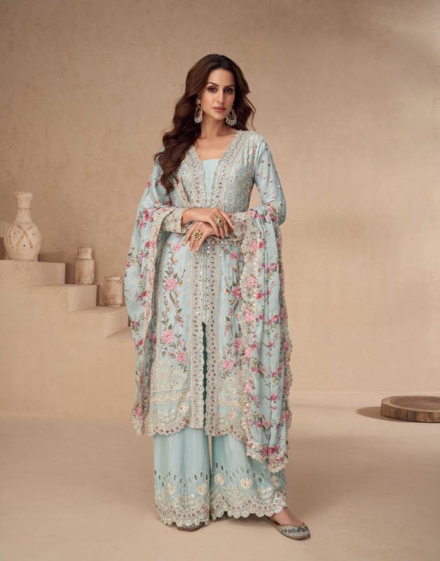 Aashirwad Aarna Catalog Chinnon Silk Salwar Kameez 