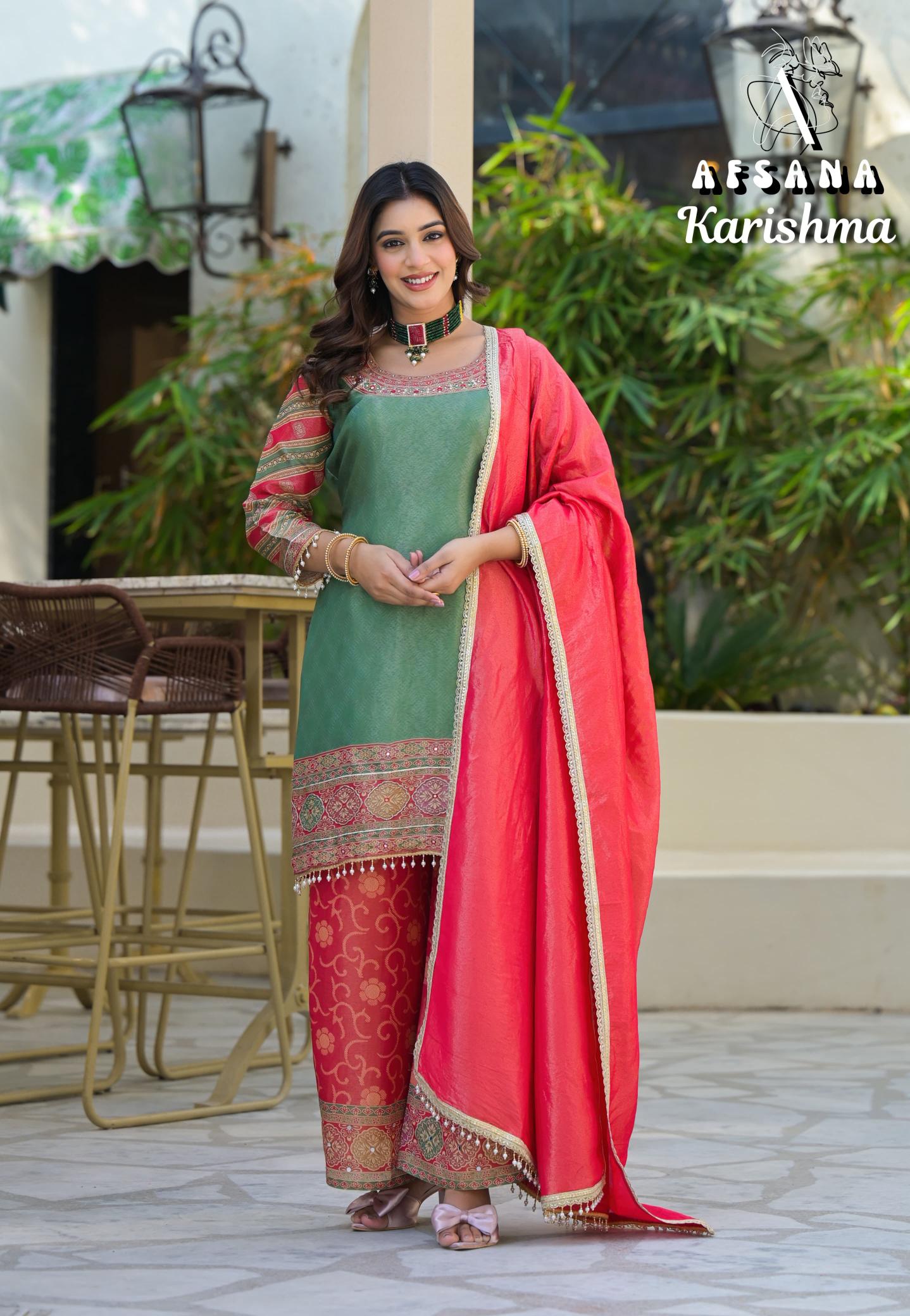 Afsana Karishma catalog best pakistani suits brands