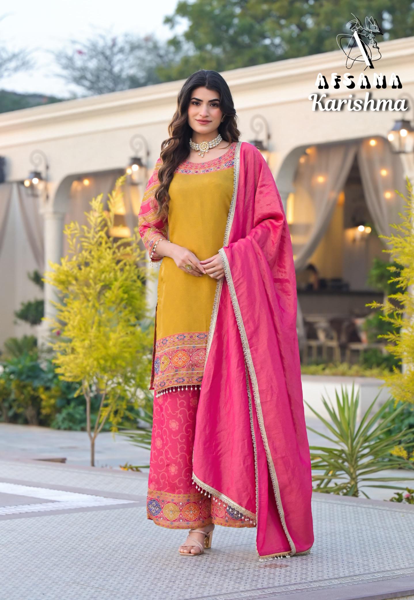 Afsana Karishma catalog best pakistani suits brands