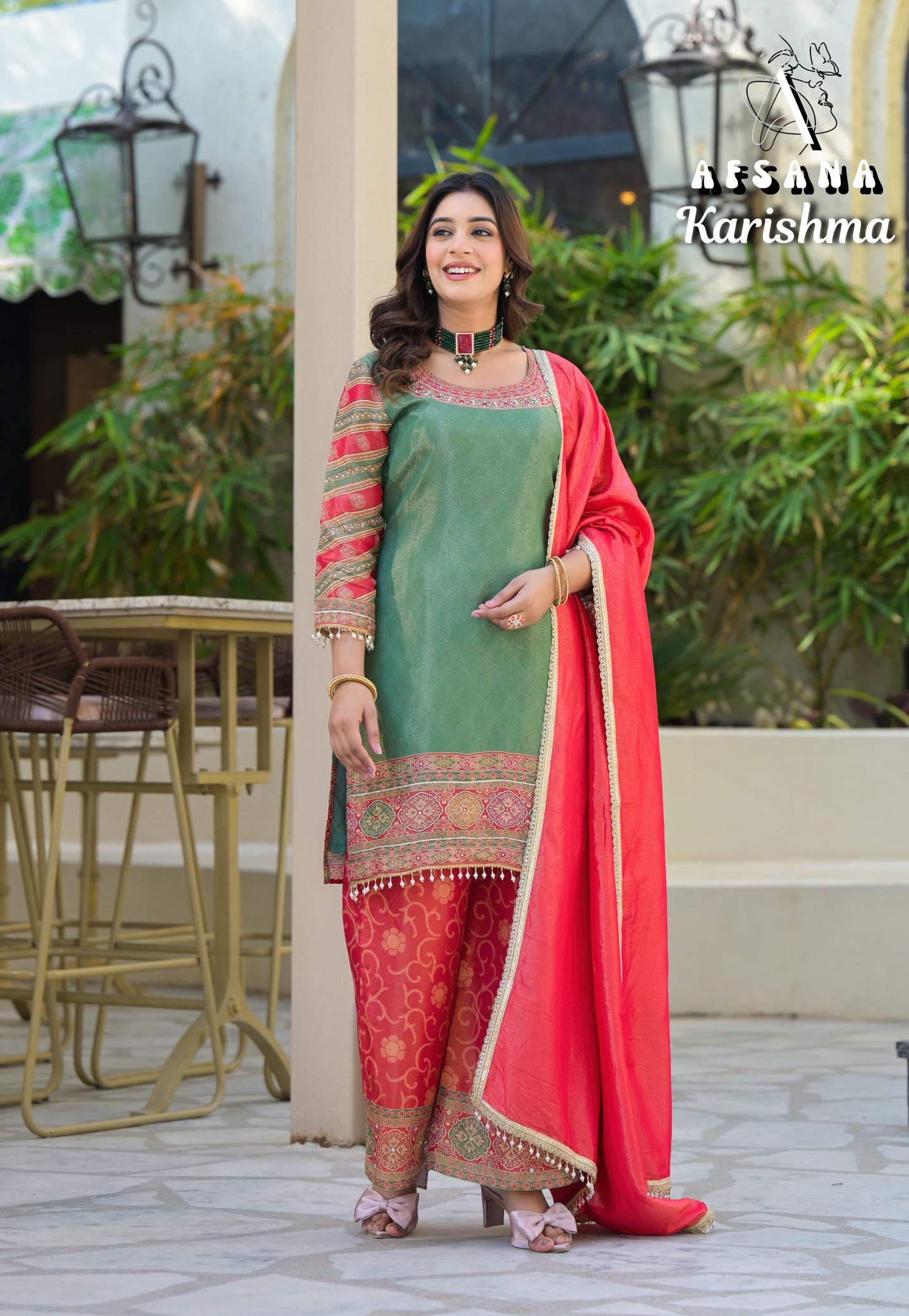 Afsana Karishma catalog best pakistani suits brands