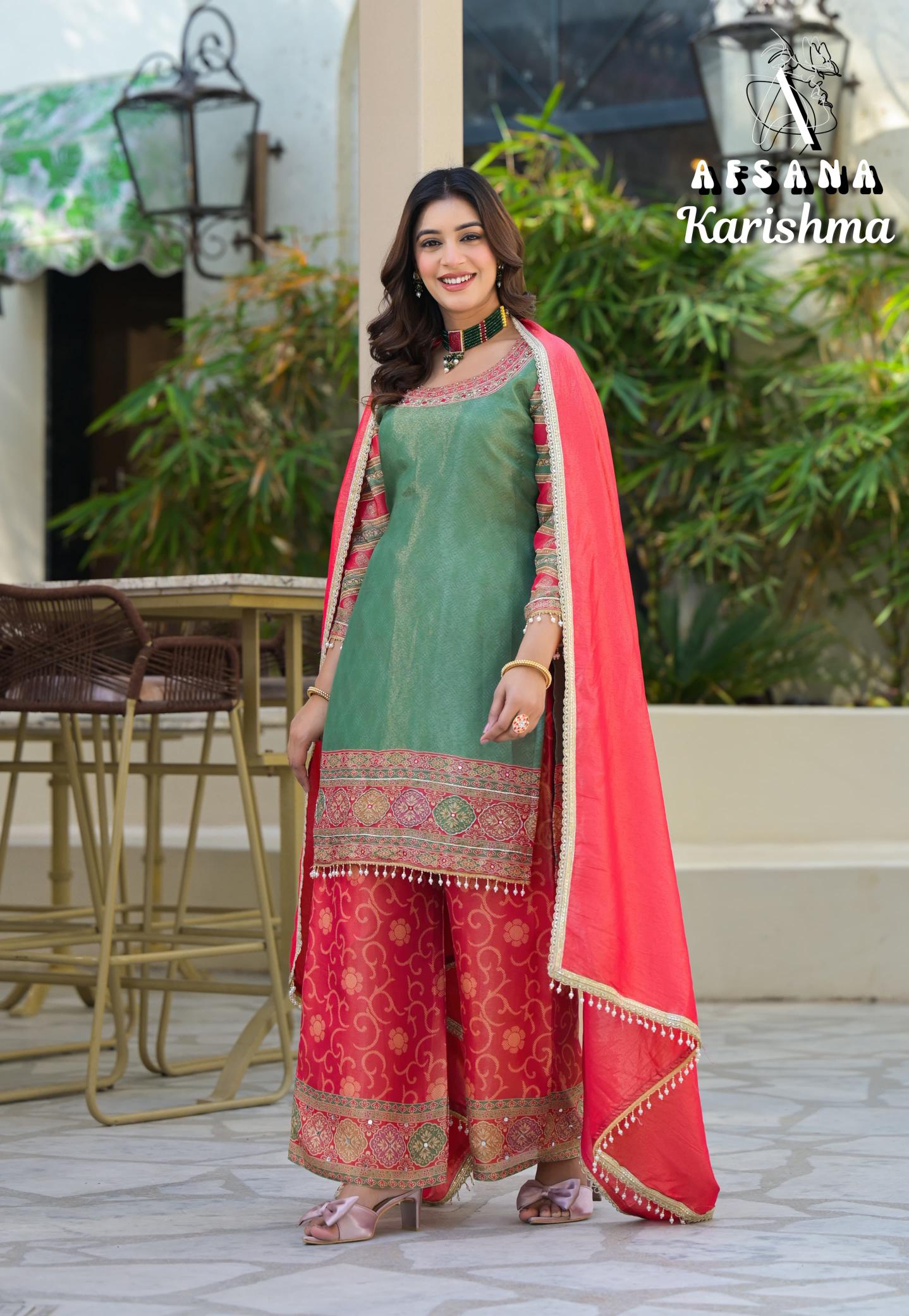Afsana Karishma catalog best pakistani suits brands