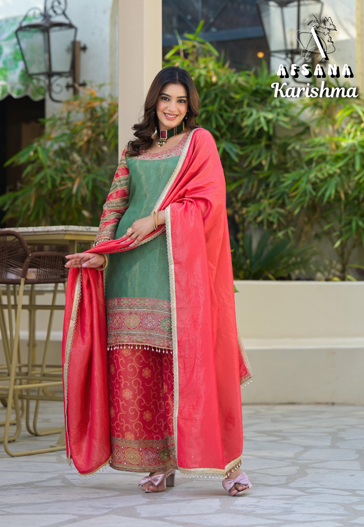 Afsana Karishma catalog best pakistani suits brands