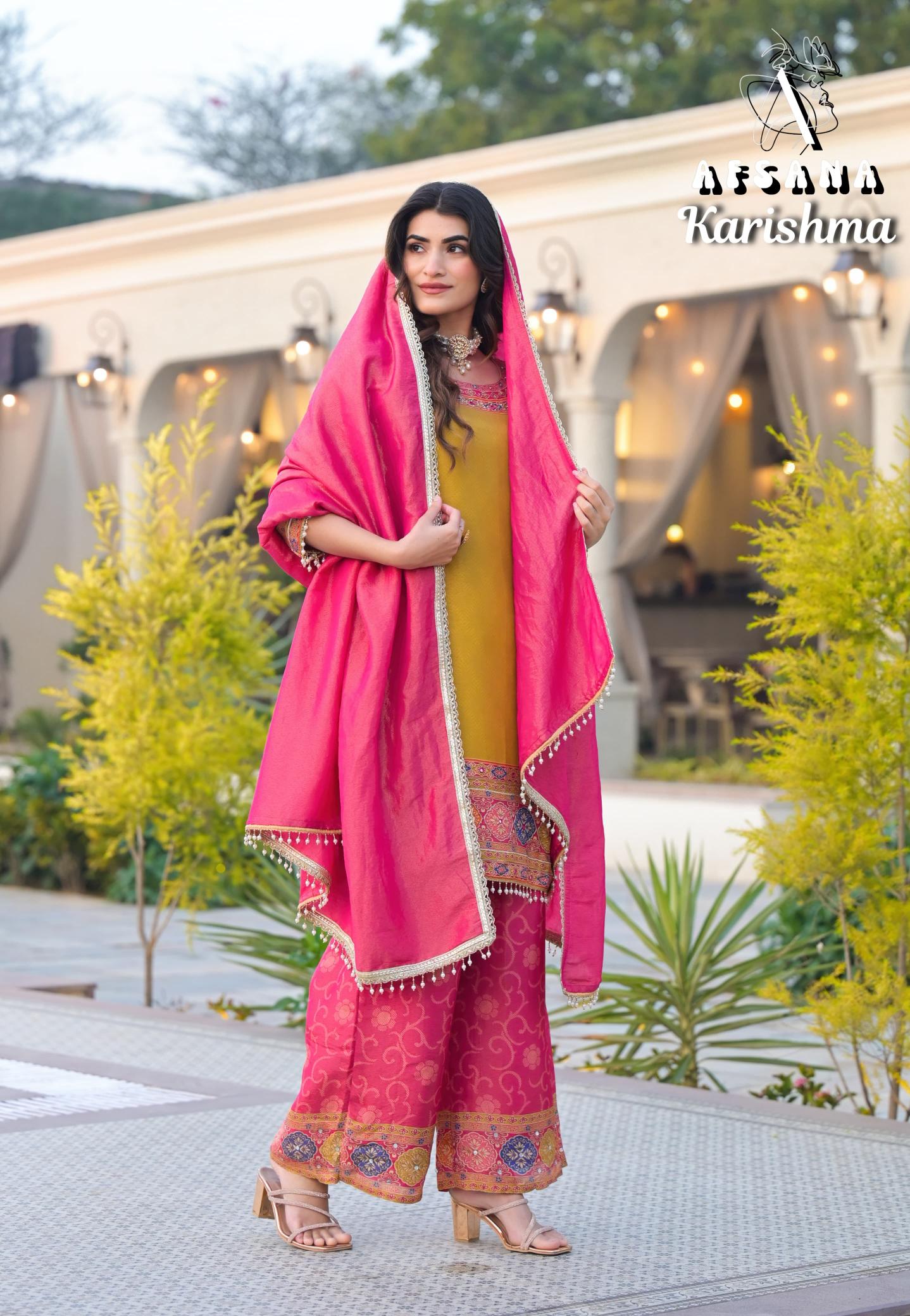 Afsana Karishma catalog best pakistani suits brands