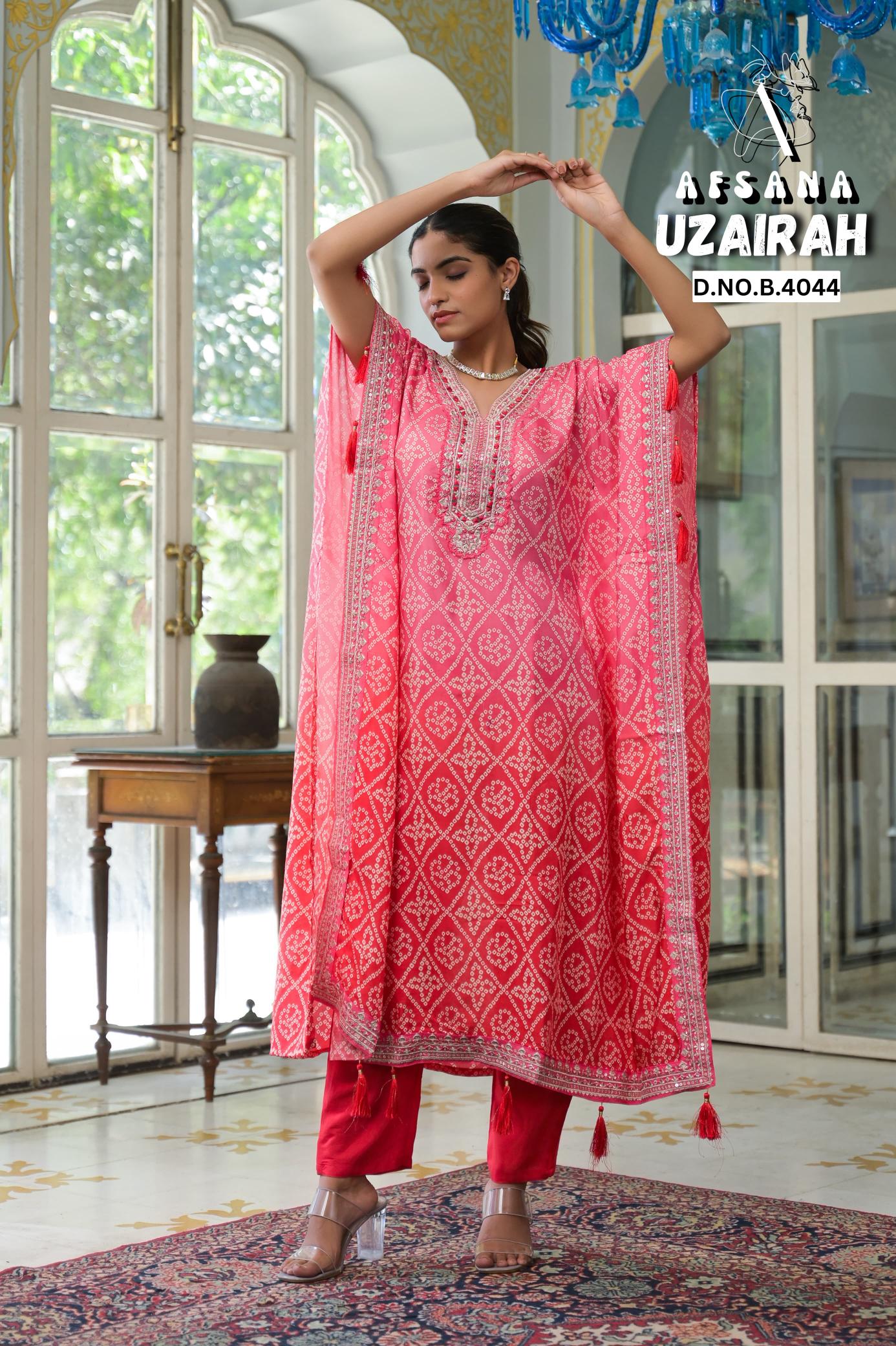Afsana Uzairah catalog kaftan kurti online shopping india